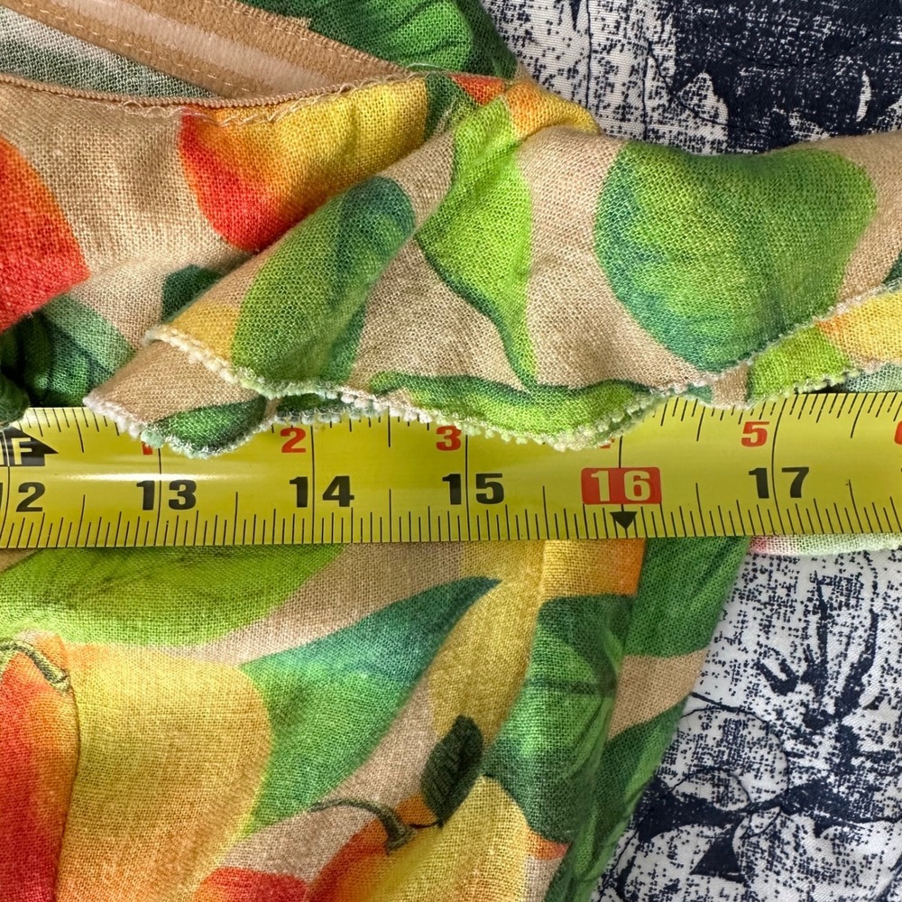 Farm Rio Fruit Orchard One-Shoulder Ruffle Mini Dress‎ Size Small - Picture 7 of 9